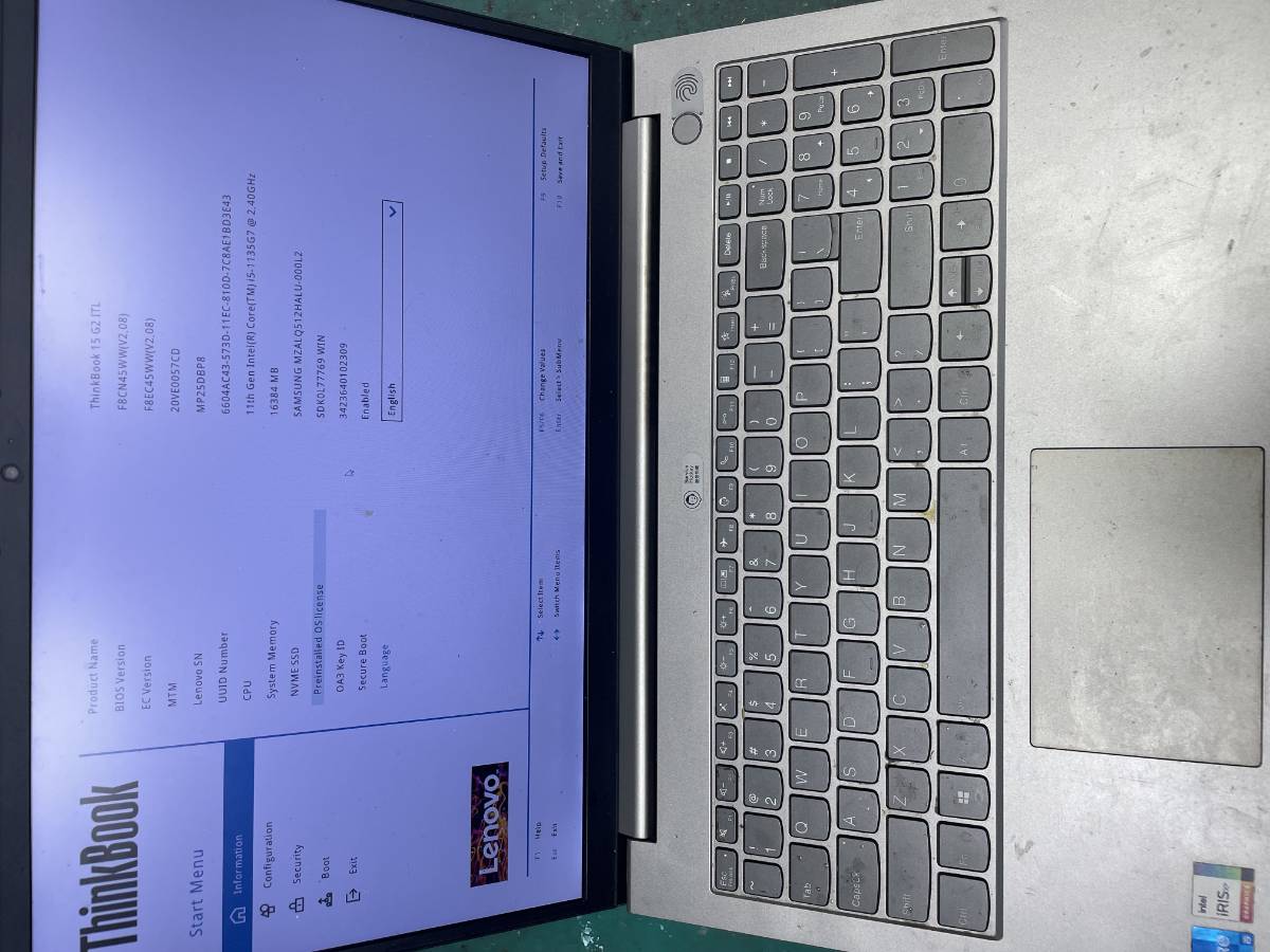 Thinkbook 15 G2 ITL